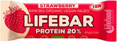 Barre protéinée fraise aux protéines de riz BIO 47 g - LIFEFOOD
